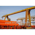 Best China manufacture 10t box type electric hoist single girder gantry crane MH model